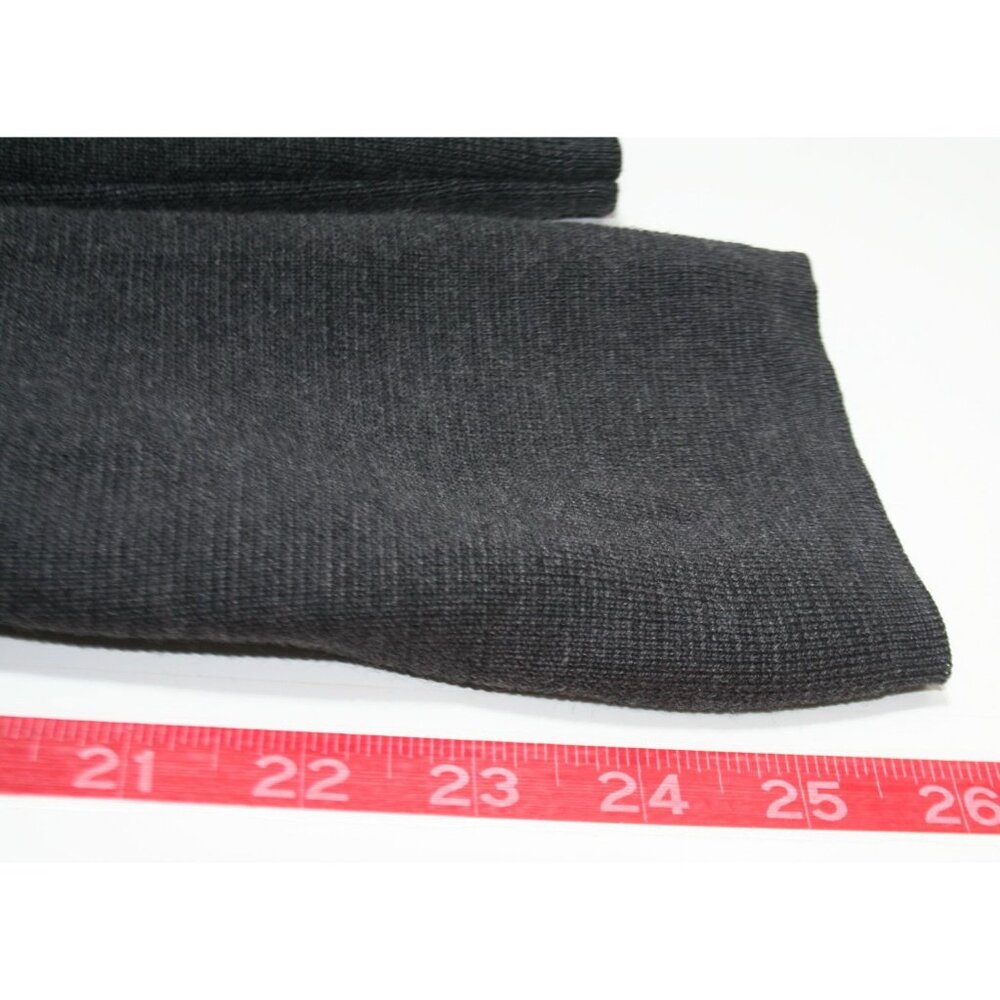Gran Sasso Mens Italian Designer Wool Sweater Size 54 XL Zip Mock Neck Charcoal - Picture 10 of 10
